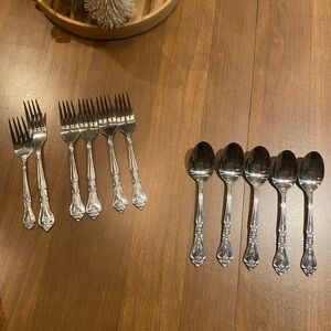 Lot of 11 J.C. Penney Flatware Pieces Stainless Steel Unused